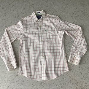ABERCROMBIE & FITCH Men’s Long Sleeve Button Down Dress Shirt Medium Muscle Pink